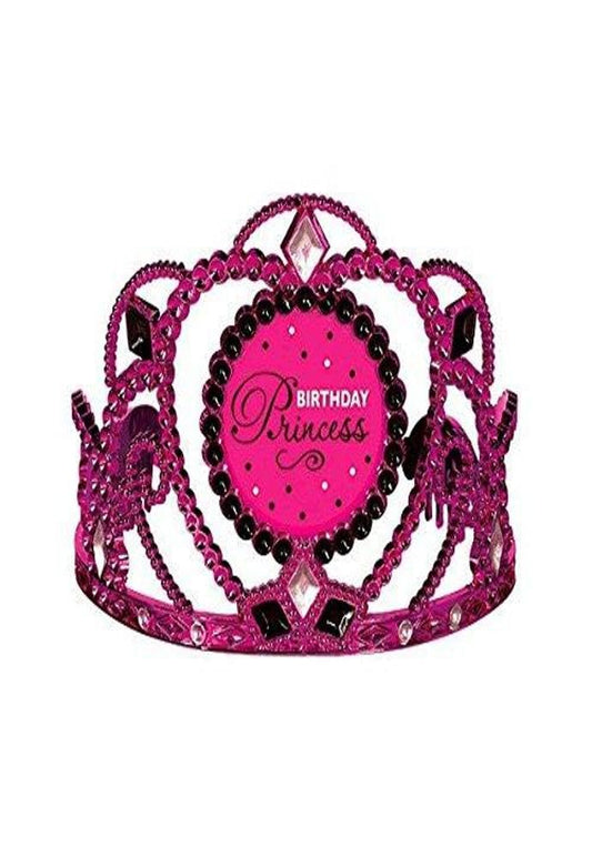 Black and Pink Birthday Princess Tiaras