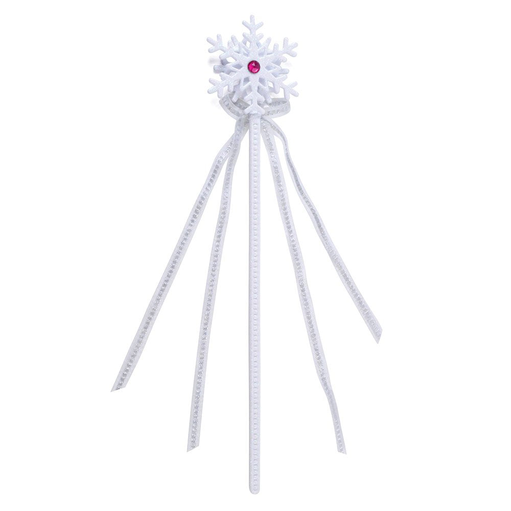 Bristol Novelty White Snowflake Wand, One Size