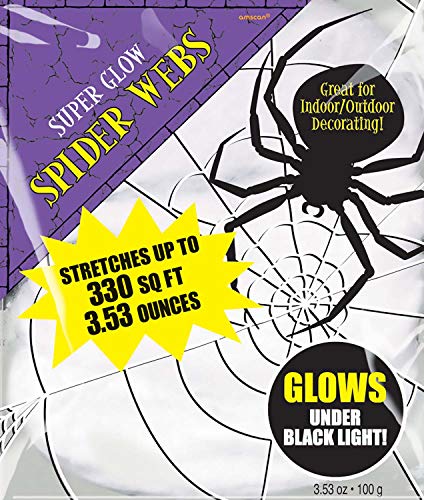 Amscan - Halloween Party Stretchable Spider Webs Decoration - 330 Sq. Ft