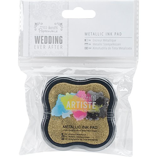 Papermania Pigment Ink Pad, Metallic Gold