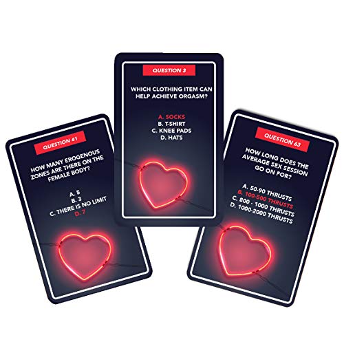 Gift Republic Adult Card Game-Sex IQ Test