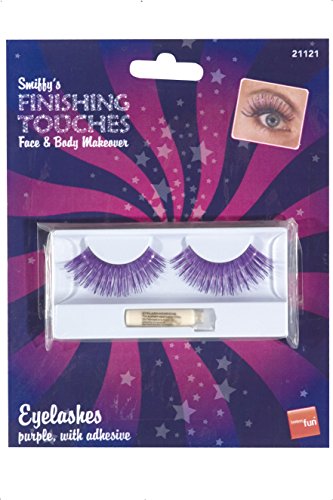 Smiffys Purple Eyelashes