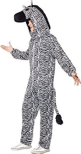 Smiffy's Adult Zebra Costume Chest Size M