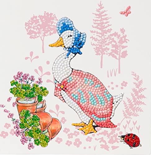 CRYSTAL ART CCK-PRBT01: Jemima Puddle-Duck 18x18cm Card