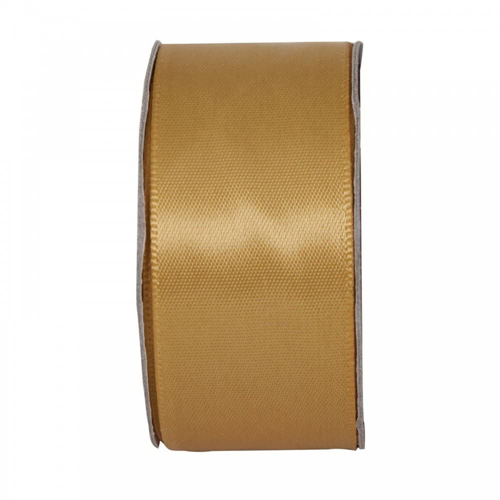 Anita's 3 Metre Wide Satin Ribbon - Golden Shine