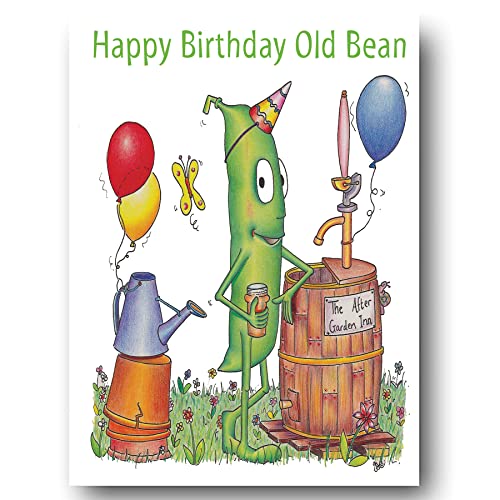 Compost Heap Old Bean Garden Inn Happy Birthday  & Envelope