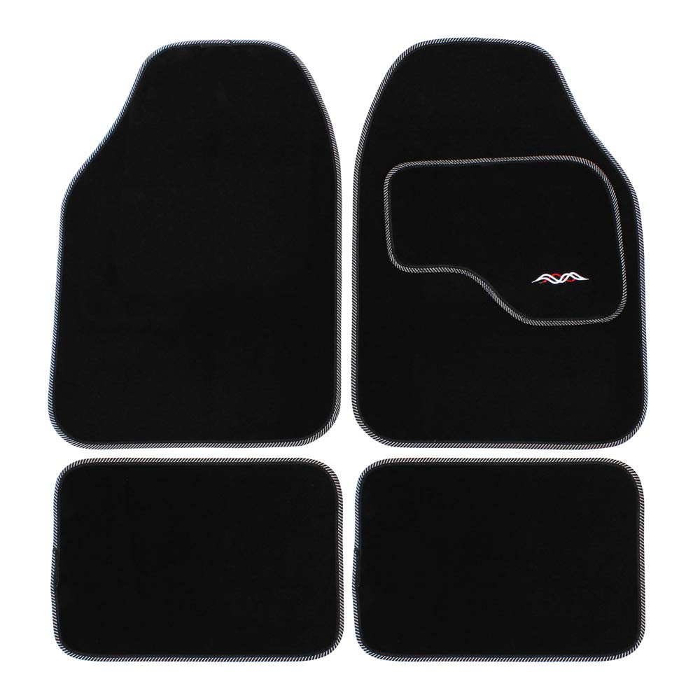 Universal PVC Backed Carpet Car Mat Style Set