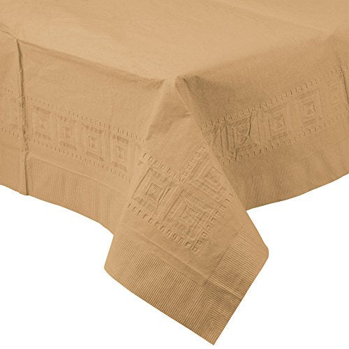 Amscan Gold Pleated Plastic Table covers