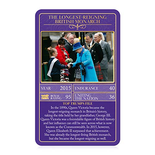 HM Queen Elizabeth Top Trumps Card Game