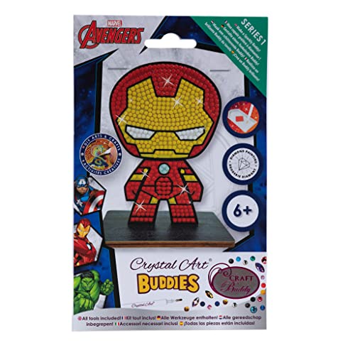 Iron Man, MARVEL Crystal Art Buddies Kit