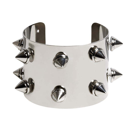 Boland Punk Studs Bracelet, Unisex - Adult, Silver