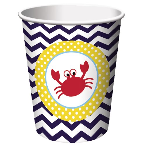 Creative 18 Count 9 Ounce Hot/Cold Paper Cups for Graduation Party