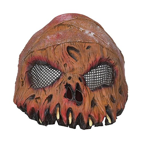 Bristol Novelty Horror Pumpkin Half Mask