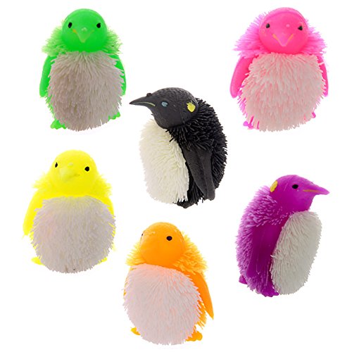 Penguin Squidgy Light Up LED Puff Pet