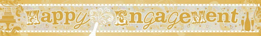 Amscan Happy Engagement Foil Banner