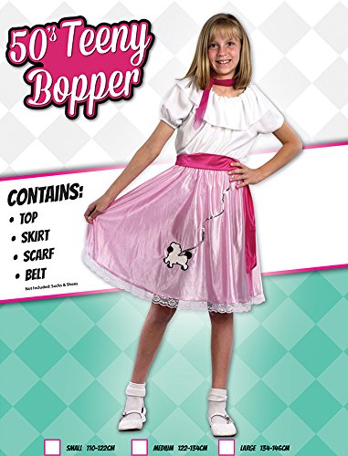 Bristol Novelty 50'S Teeny Bopper Child's Costume