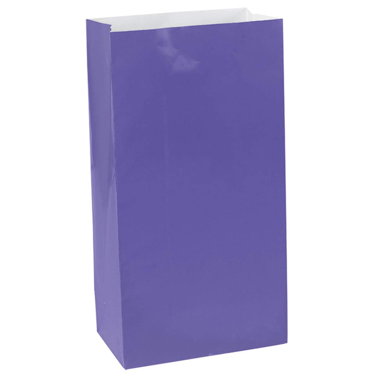 amscan Purple Mini Paper Bags 12 Per Pack