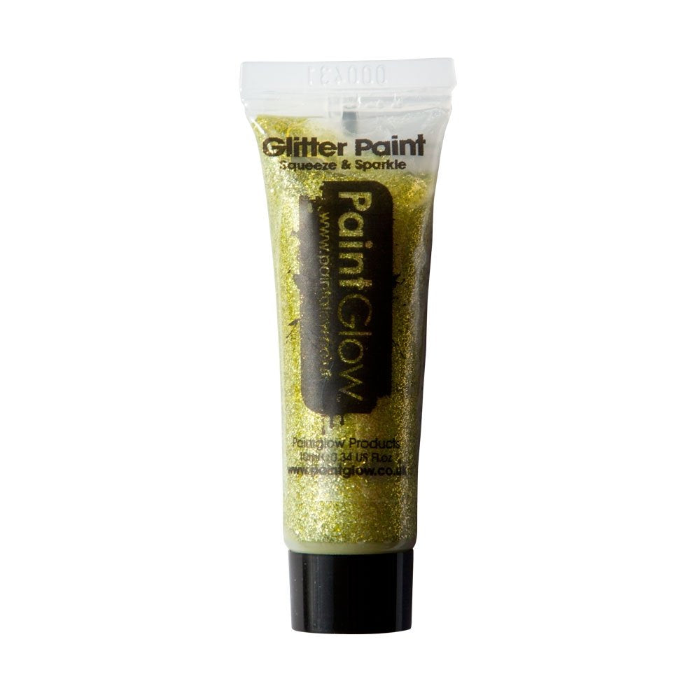 PaintGlow, Glitter Face & Body Gels, Gold, 14ml