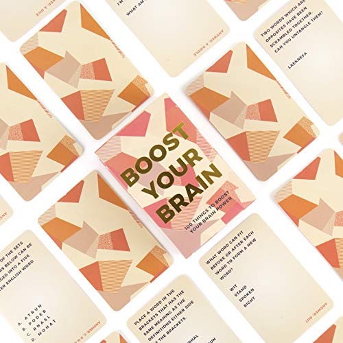 Gift Republic Orange Boost Brain Train Trivia Cards