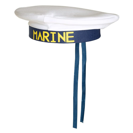 Boland Navy Marine Sailor Hat, White, One Size