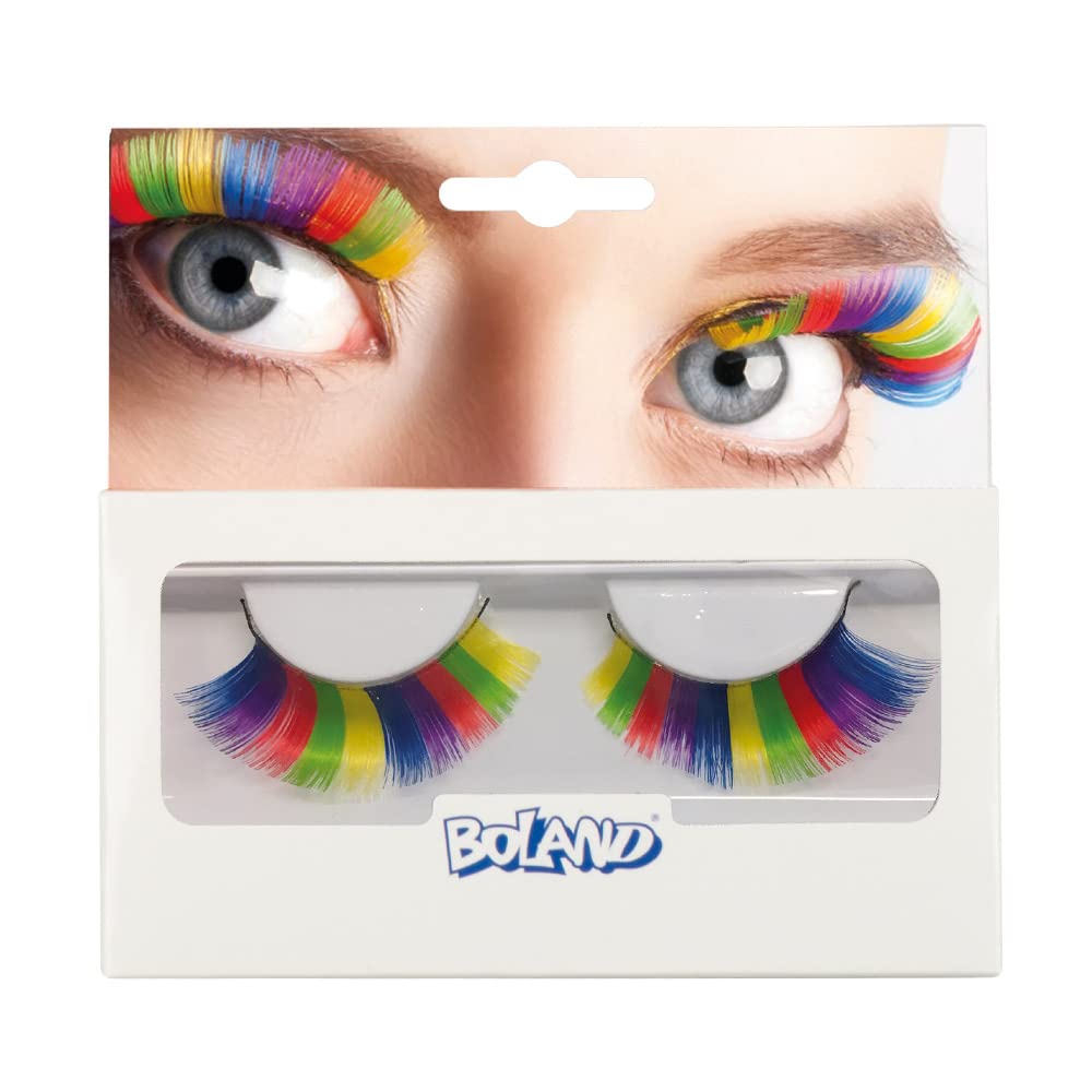 Boland False Eyelashes Rainbow, Unisex, Multicoloured