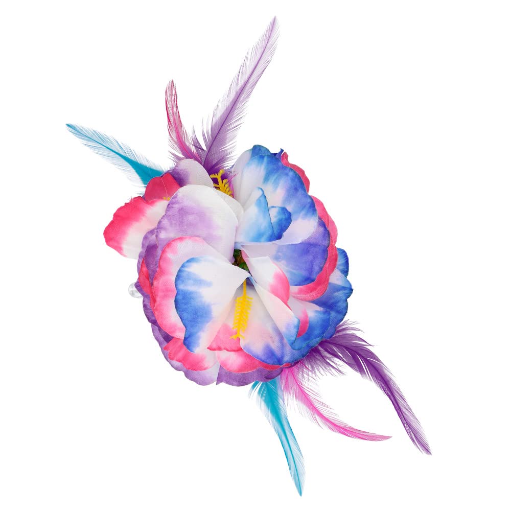 Boland Hibiscus Hair Pin, One Size, Multicoloured, Hair Accessories, Tropical, Summer, Beach