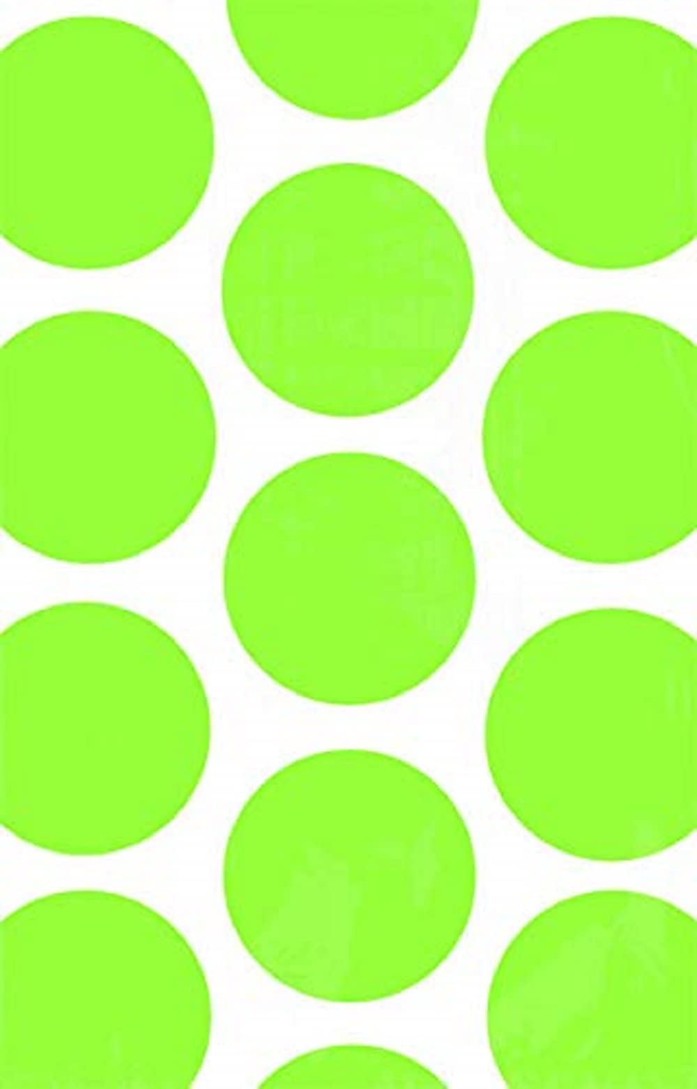 Candy Buffet Polka Dots Treat Bags Kiwi Green /10