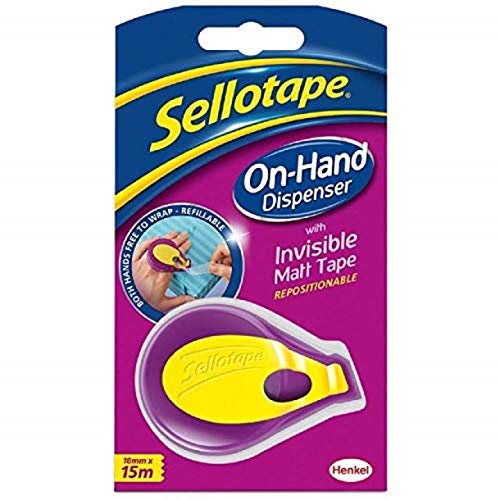 Sellotape On-Hand Matt Dispenser for Sticky Tape