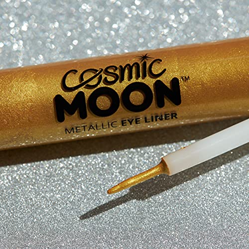 Metallic Eyeliner | Cosmic Moon | Make up Eye Liner, Pearl Shimmer Eye Shadow (Pink)