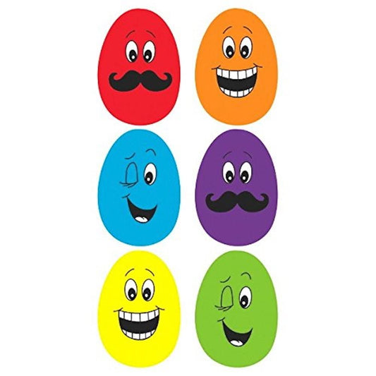 Amscan Eggs Funny Face - Lg