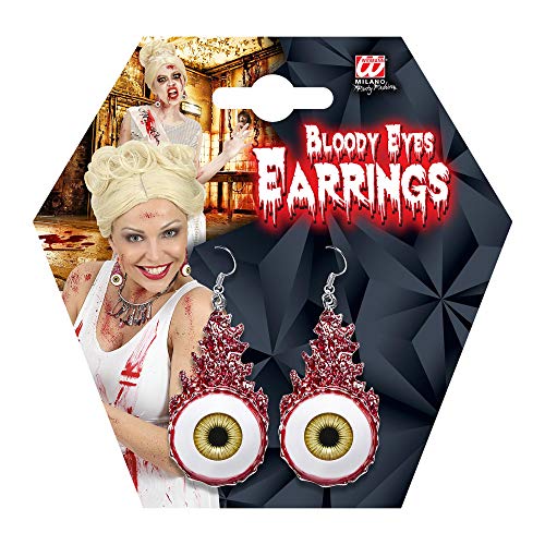 Widmann Bloody Eye Earrings, One Pair