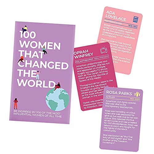 Gift Republic 100 Women That Changed the World Inspirational Cards Multicolor