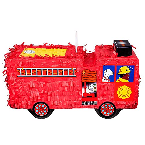 Boland - Pinata Fire Engine Car, Size 43 x 24 x 18 cm,