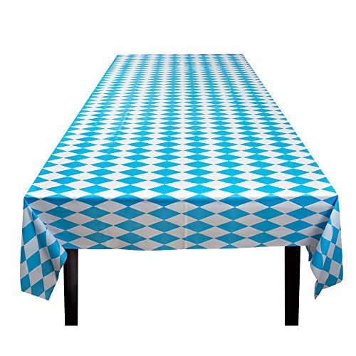 Boland Tablecloth, Blue/White