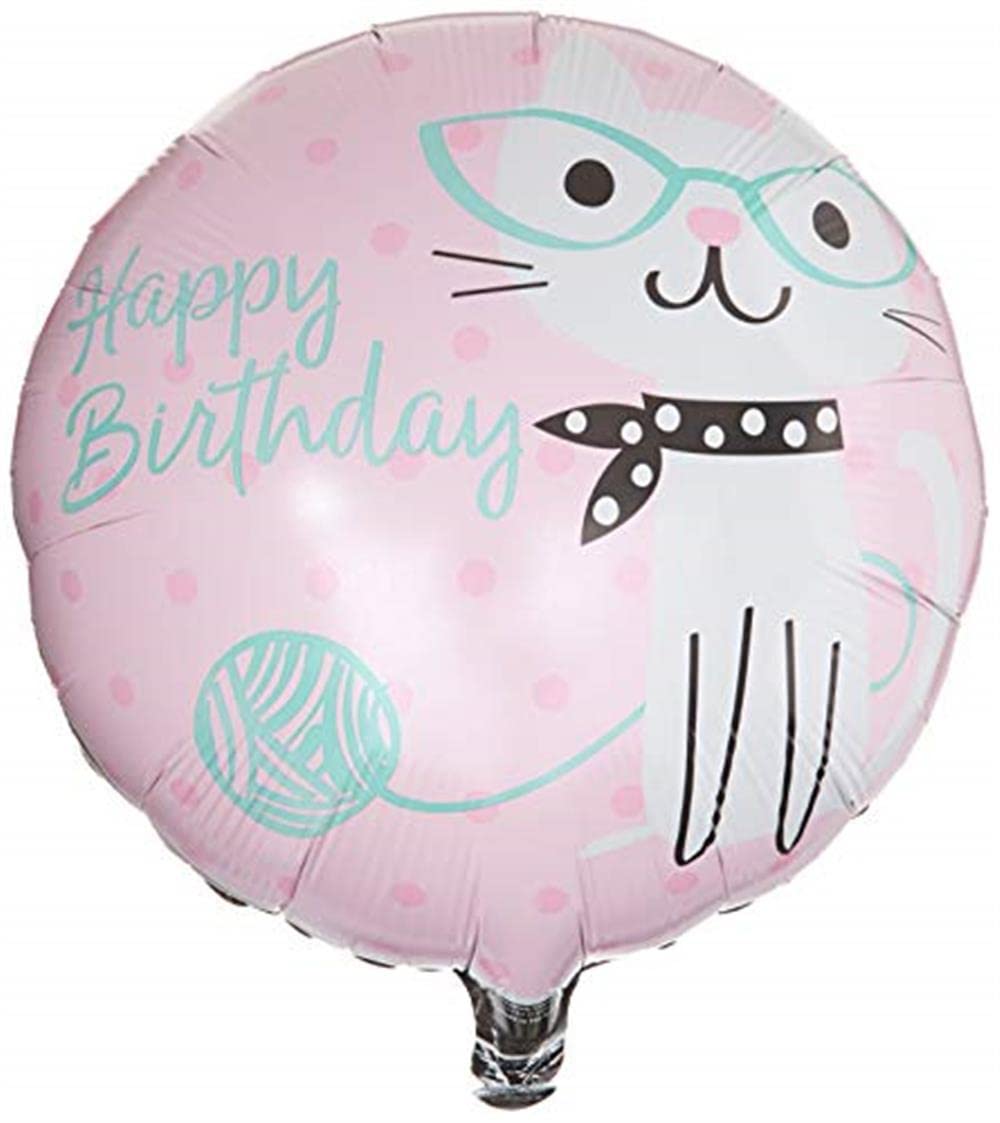 Creative Party Cute Cats ���Happy Birthday��� Foil Balloon