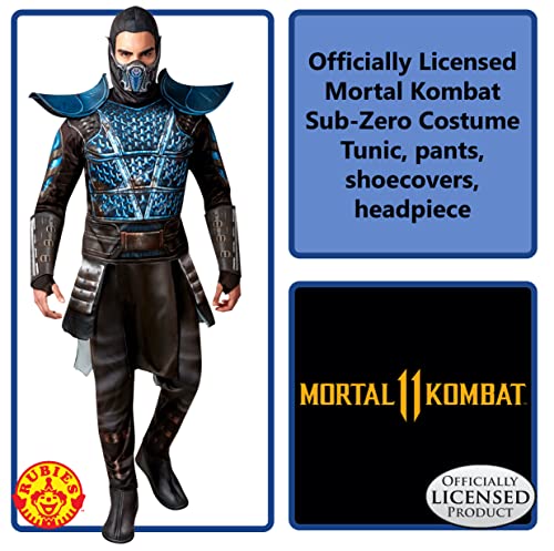 Rubies Official Mortal Kombat Sub-Zero Costume, Adult Fancy Dress