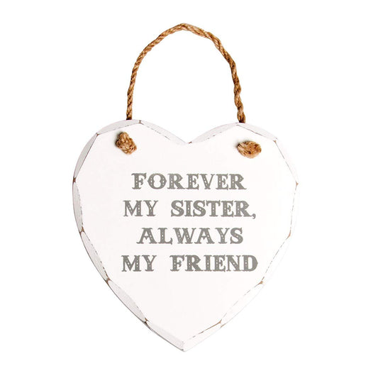 Sass & Belle Forever My Sister Heart Plaque