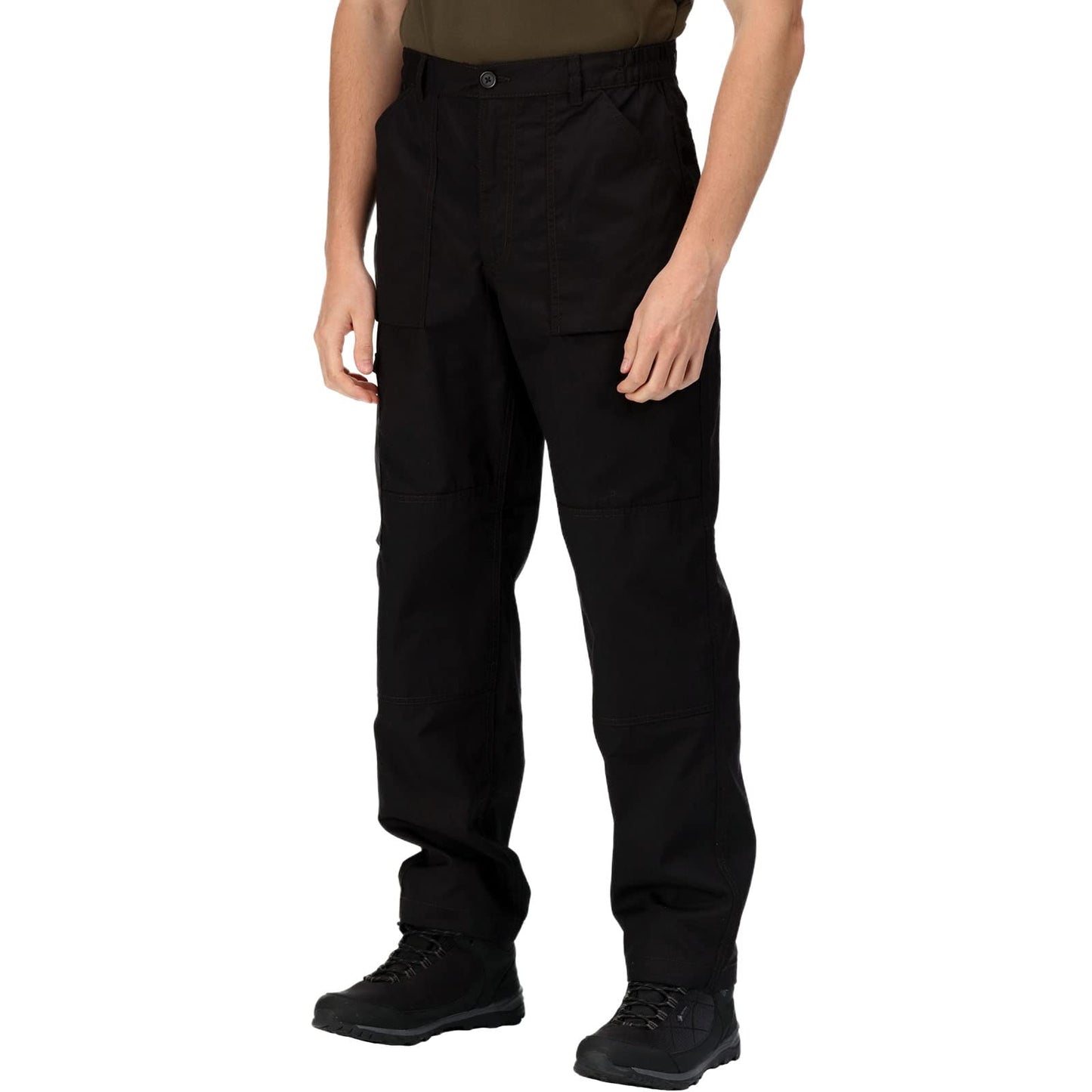 Regatta Professional Mens New Cargo Work Workwear Trousers - Black - 40