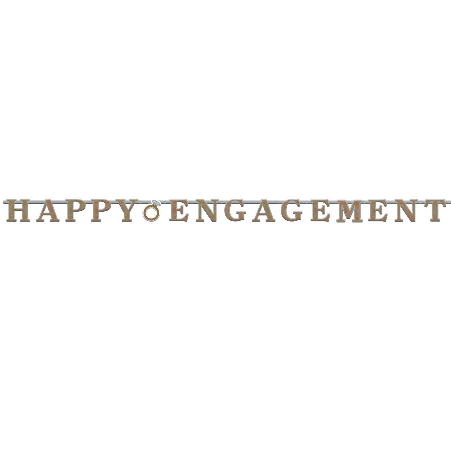 OMG! Engagement Prismatic Letter Banner 3m x 20cm