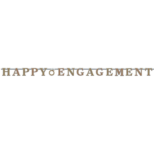 OMG! Engagement Prismatic Letter Banner 3m x 20cm