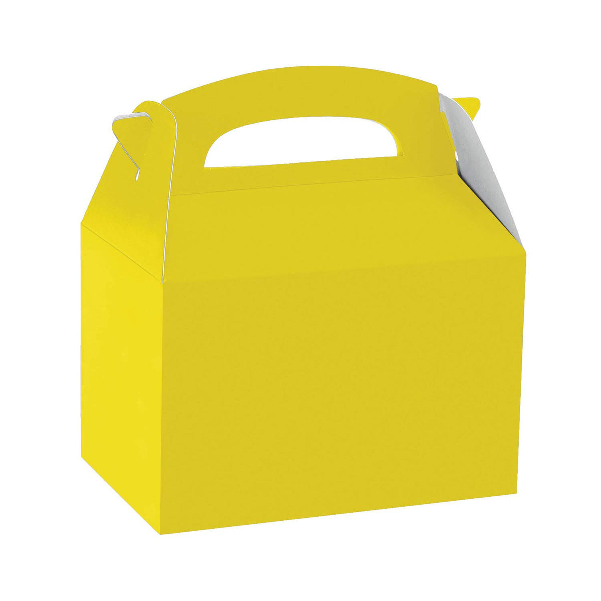 Amscan International Party Food Box, Sunshine Yellow