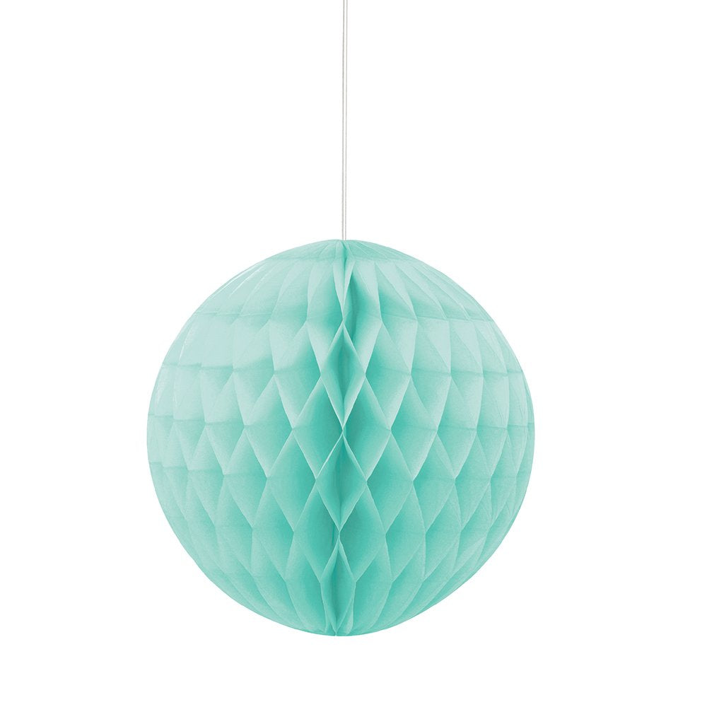 Unique Party - 20cm Mint Tissue Paper Honeycomb Ball