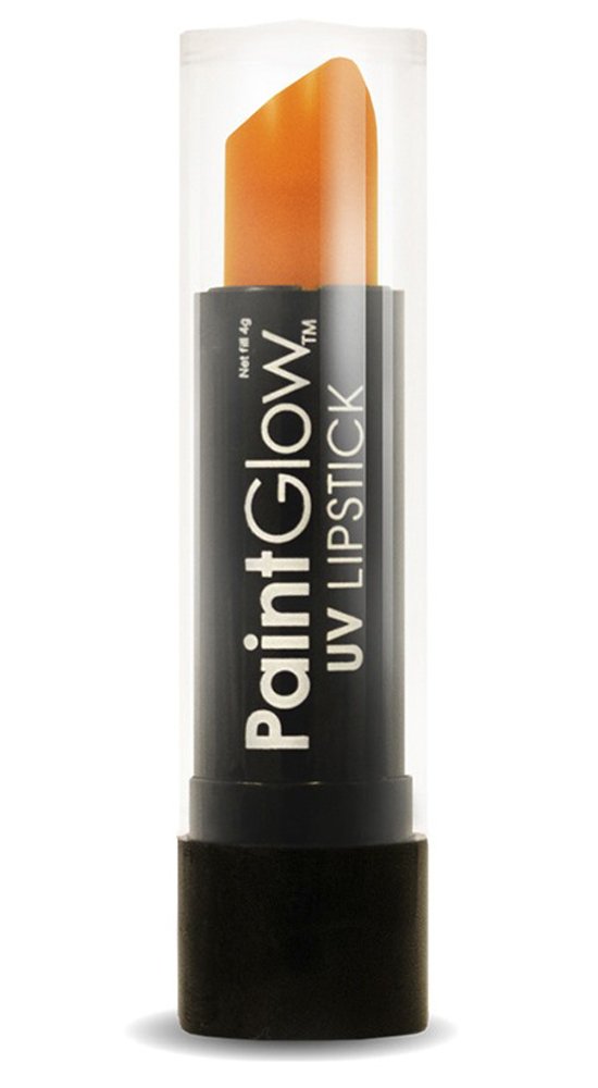 PaintGlow, Neon UV Lipstick, Orange, 5g