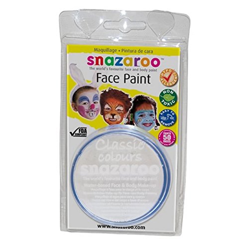 Amscan Snazaroo Face Paint Body Make-Up 18ml Light Grey