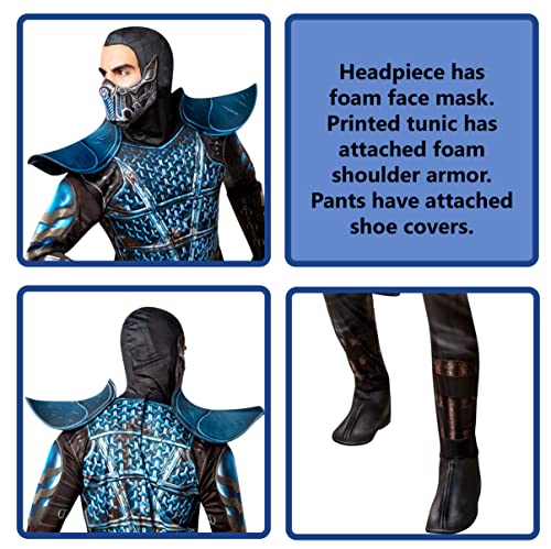 Rubies Official Mortal Kombat Sub-Zero Costume, Adult Fancy Dress