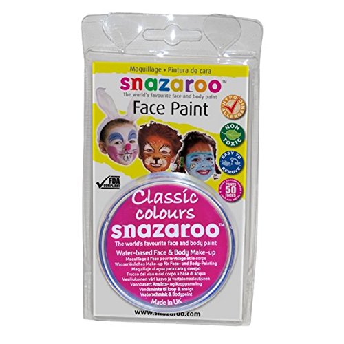 Amscan Snazaroo Face Paint Body Make-Up 18ml Light Grey