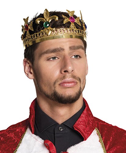 Boland Adult King Crown with Faux Gemstones