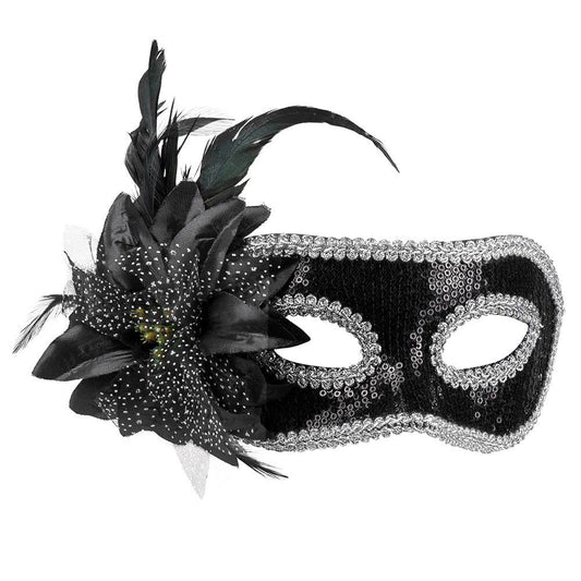 Boland Flower Venezia Mask, Black