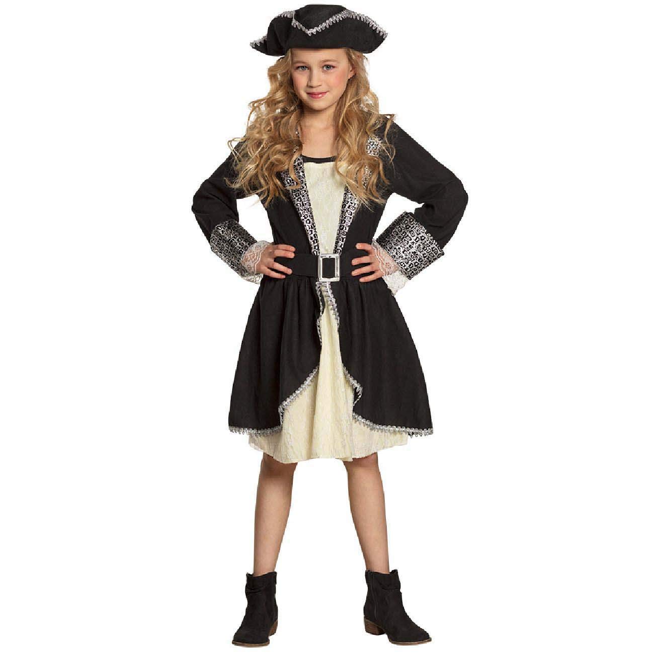 Boland Pirate Costume Tracy for Girls, Kid, Multi-Coloured