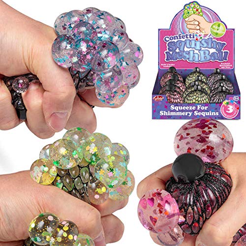 Confetti Squishy Mesh Ball Toy